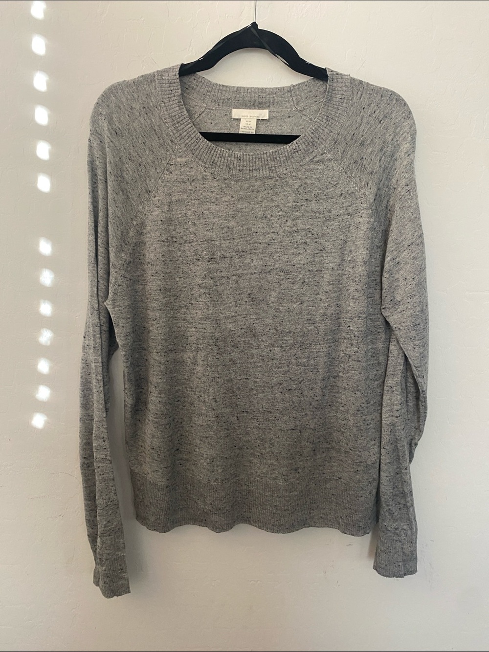 H&M Light Heather Gray Crewneck Sweater